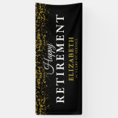 Rente Celebration Party Gold Glitzer Banner (Vertikal)