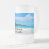 Rente - Es ist schön Mattglas Bierglas (VorderseiteRechts)