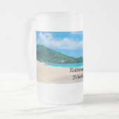 Rente - Es ist schön Mattglas Bierglas (Vorderseite Links)