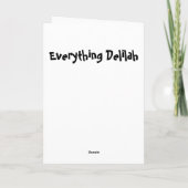 Rente..Es wird einfacher Karte (Rückseite)