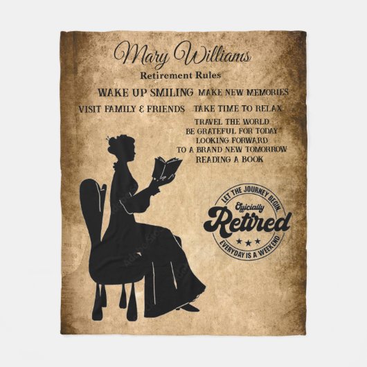 Rente Fleecedecke (Vorderseite)