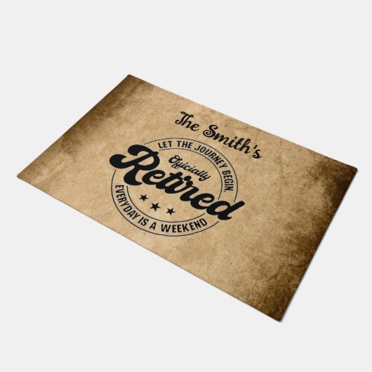 Rente Fußmatte (Schrägansicht)