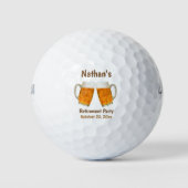 Rente Gastgeschenk Beer Cheer Individuelle Name Golfball (Vorderseite)