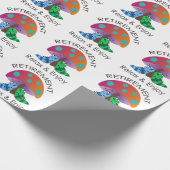 Rente Geschenkpapier (Ecke)