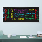 Rente Glückwunsch Spaß Banner (Messe)