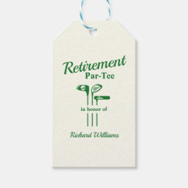 Rente Golf Clubs Themenpar T-Shirt Geschenkanhänger