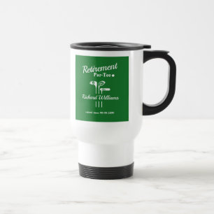Rente Golf Clubs Themenpar T-Shirt Reisebecher