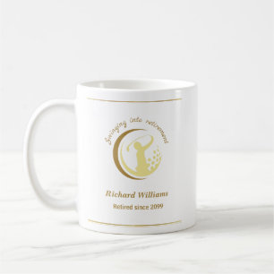 Rente Golf Party Classic Green Golden Player Kaffeetasse
