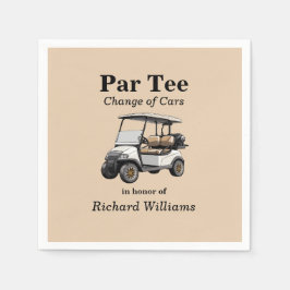 Rente Grau Golf Cart Par T-Shirt Themed Serviette