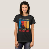 Rente I Plan zum Lesen lustiger Bücher Leser T-Shirt (Vorne ganz)