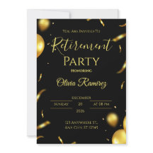 Rente in Schwarz und Gold