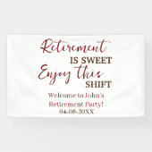 Rente ist süß genießen diese Umschichtung Rente Banner (Horizontal)