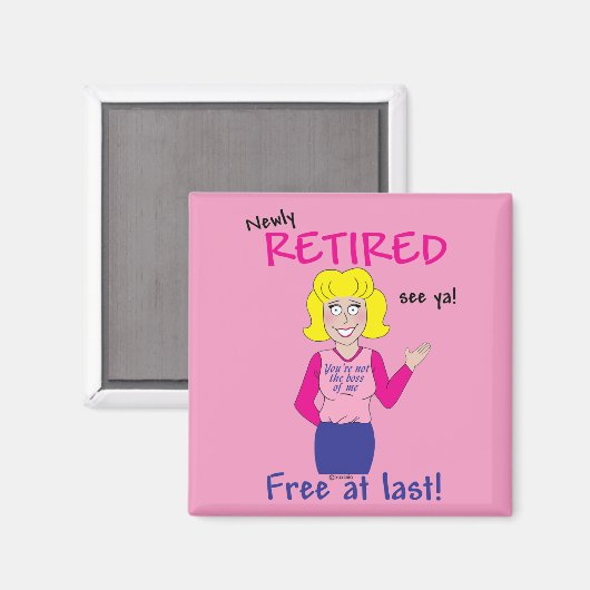 Rente Magnet (Vorderseite/Rückseite)