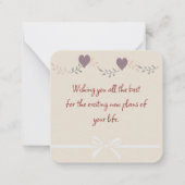 Rente Mitteilungskarte (Rückseite)