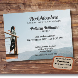 Rente Nächstes Abenteuer Leben ist besser Frauen Einladung