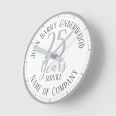 Rente oder Langdienstleistung Runde Wanduhr (Winkel)