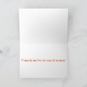 Rente - Orange Golf Cart Neues Set von Rädern Karte (Innenseite)