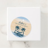 Rente Party Beach Palm Trees Geschenkanhänger (Beispiel)