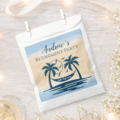 Rente Party Beach Palm Trees Geschenktütchen (Ausgeschnitten)