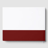 Rente Party dunkel rot die Legende ermüdet Gästebuch (Rückseite)