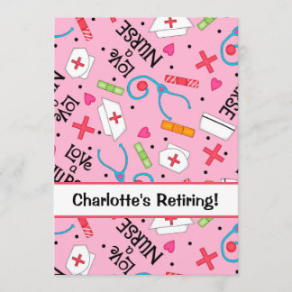 Rente Party Feier Rosa Einladung