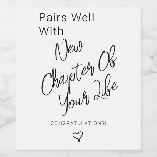 Rente Party Gift Funny Idea Weinetikett (Einzelnes Label)