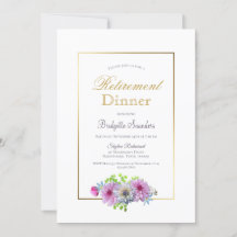 Rente Party Gold Border Dinner