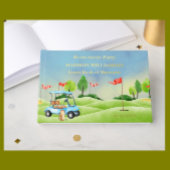 Rente Party Golf Theme Real Gold Unterkunft Gästebuch