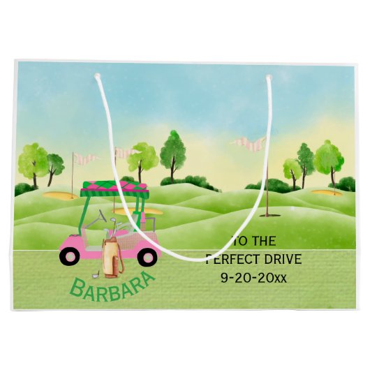 Rente Party Große Geschenktasche Geschenktüte (Rückseite)