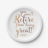 Rente Party Rereifen Great Pappteller (Vorderseite)