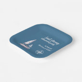 Rente Party Sail Away Nautic Theme Pappteller (Gewinkelt)