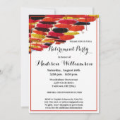 Rente Party Spaß Flying Umbrells Einladung (Vorderseite)