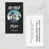 Rente Pilot Surfrente Rente Visitenkarte (Vorne/Hinten)