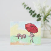 Rente Postkarte (Stehend Vorderseite)