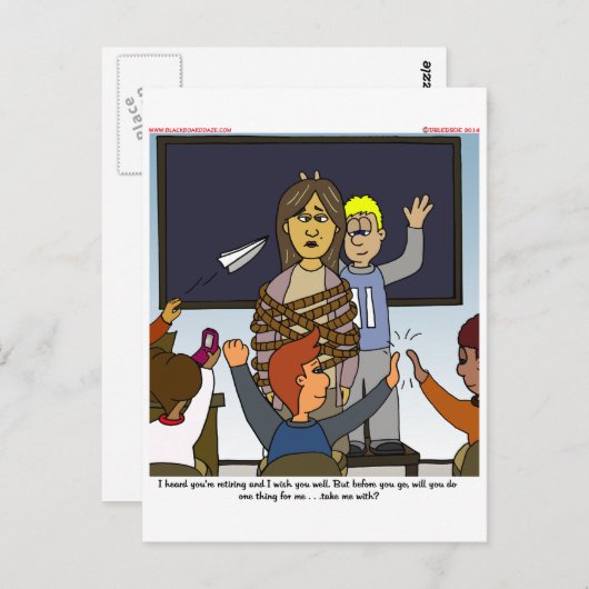 Rente Postkarte (Vorne/Hinten)