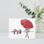 Rente Postkarte (Stehend Vorderseite)