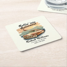 Rente Retro klassische Auto Wüste Sonnenuntergang