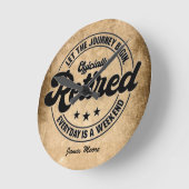 Rente Runde Wanduhr (Winkel)