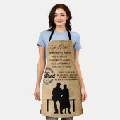 Rente Schürze (Getragen)