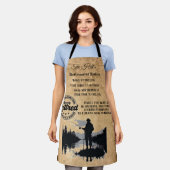 Rente Schürze (Getragen)