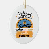 Rente von Postarbeitern Keramik Ornament (Rechts)