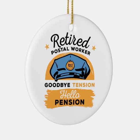 Rente von Postarbeitern Keramik Ornament (Rechts)