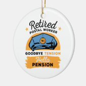 Rente von Postarbeitern Keramik Ornament (Links)