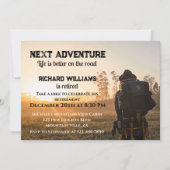 Rente Wandern Nächstes Abenteuer auf der Straße Einladung (Vorderseite)