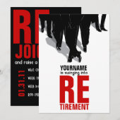 Renten-Party Einladung Rattenschwinger (Vorne/Hinten)