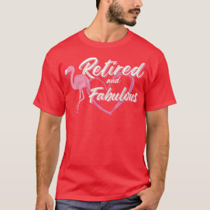 Renten-Rente-Flamingo-Märchen T-Shirt