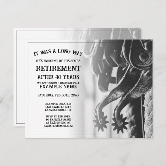 Rentenankündigung mit alten Spulen (Vorne/Hinten)