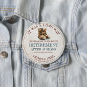 Rentenankündigung mit alten Spulen Button (Beispiel)