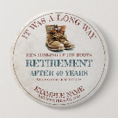 Rentenankündigung mit alten Spulen Button (Vorderseite)