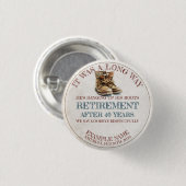 Rentenankündigung mit alten Spulen Button (Vorne & Hinten)